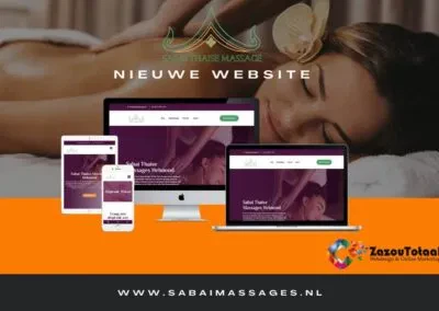 Website Sabai Thaise Massages Helmond preview