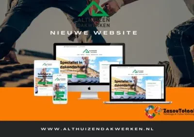 Website althuizen dakwerken preview