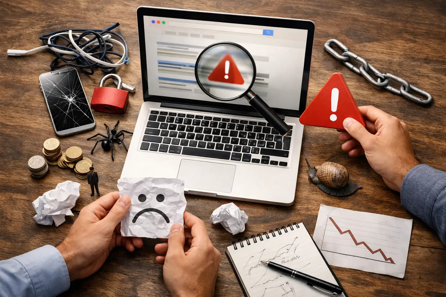 9 belangrijkste SEO fouten op websites