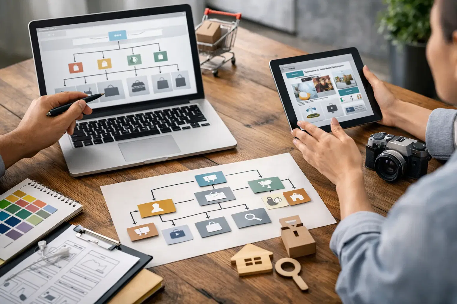 Gids voor professionele webshop structuur